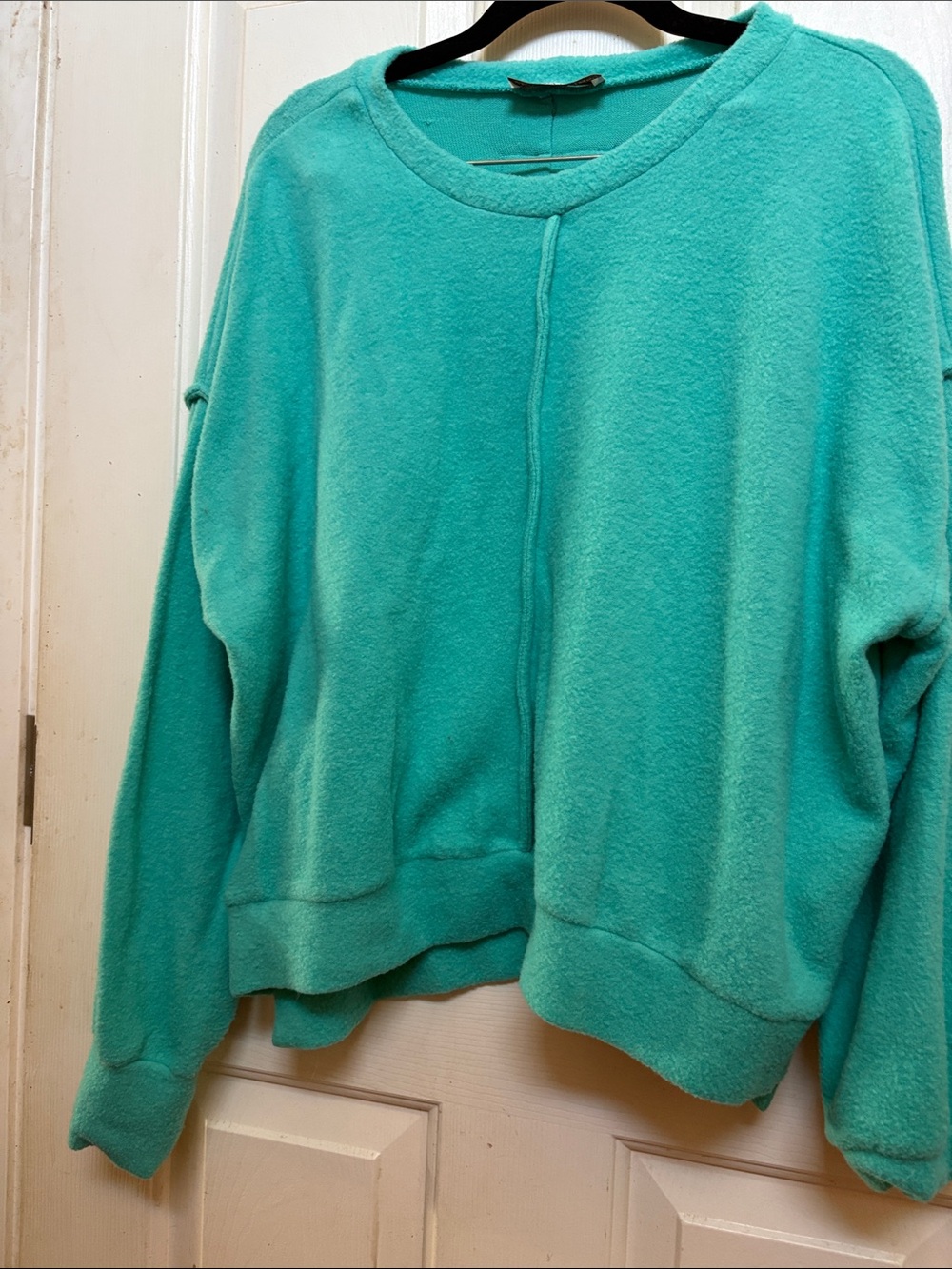 Zenana Outfitters Teal Crew Neck Sweater